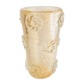 Vaso Flowers cristal couro